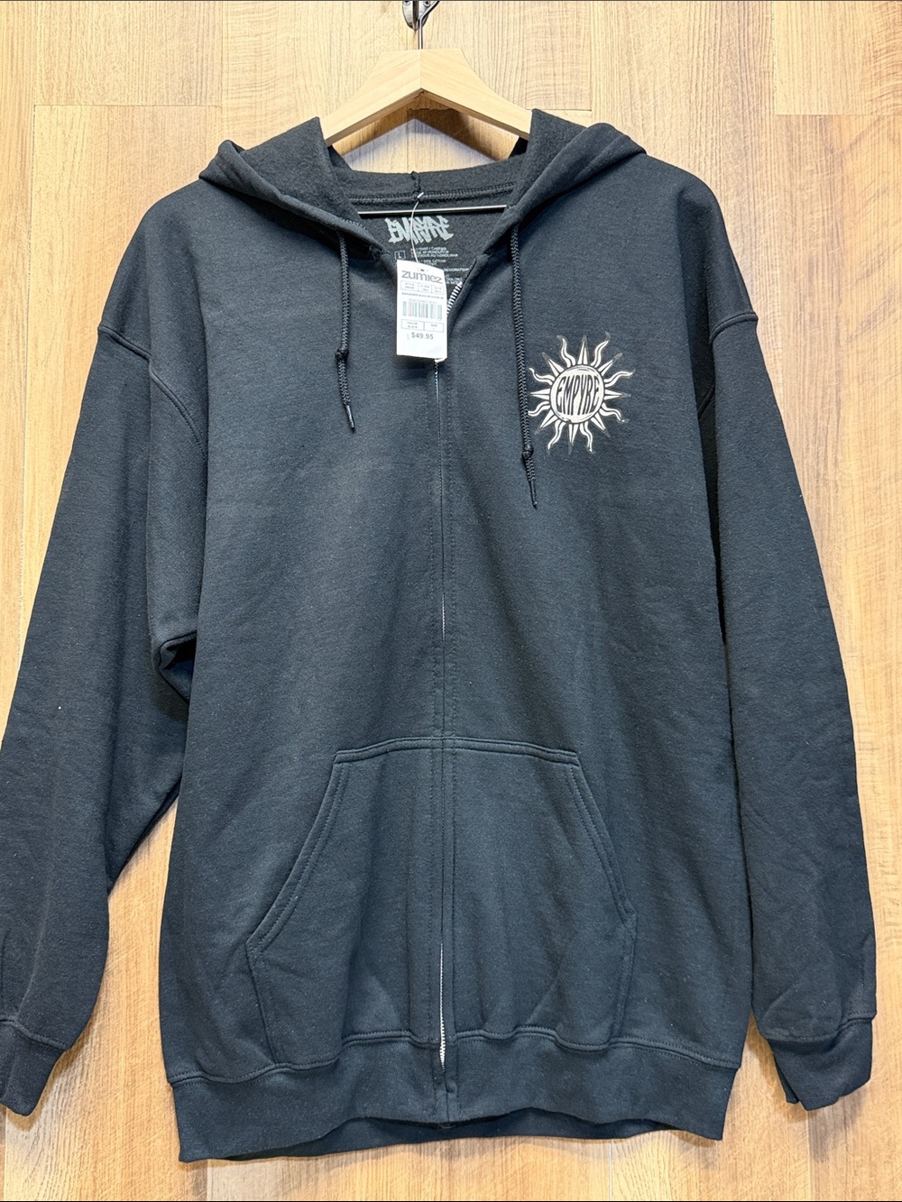 Empyre Overgrowth Black Zip Hoodie - ZUMIEZ - Picture 2 of 6